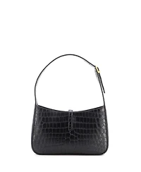 Pre-Owned Saint Laurent Small Le 5 a 7 Hobo Embossed Leather
