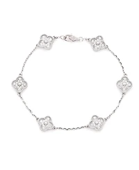 Pre-Owned Van Cleef and Arpels Sweet Alhambra 6 Motifs Bracelet