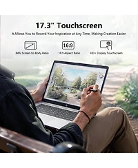 Hp 17.3" Touchscreen Business Copliot Ai Laptop, Intel Core Ultra 7 255U, Intel Graphics, 16GB DDR5, 512GB Ssd, Wi-Fi 6, Win11 Home, Silver