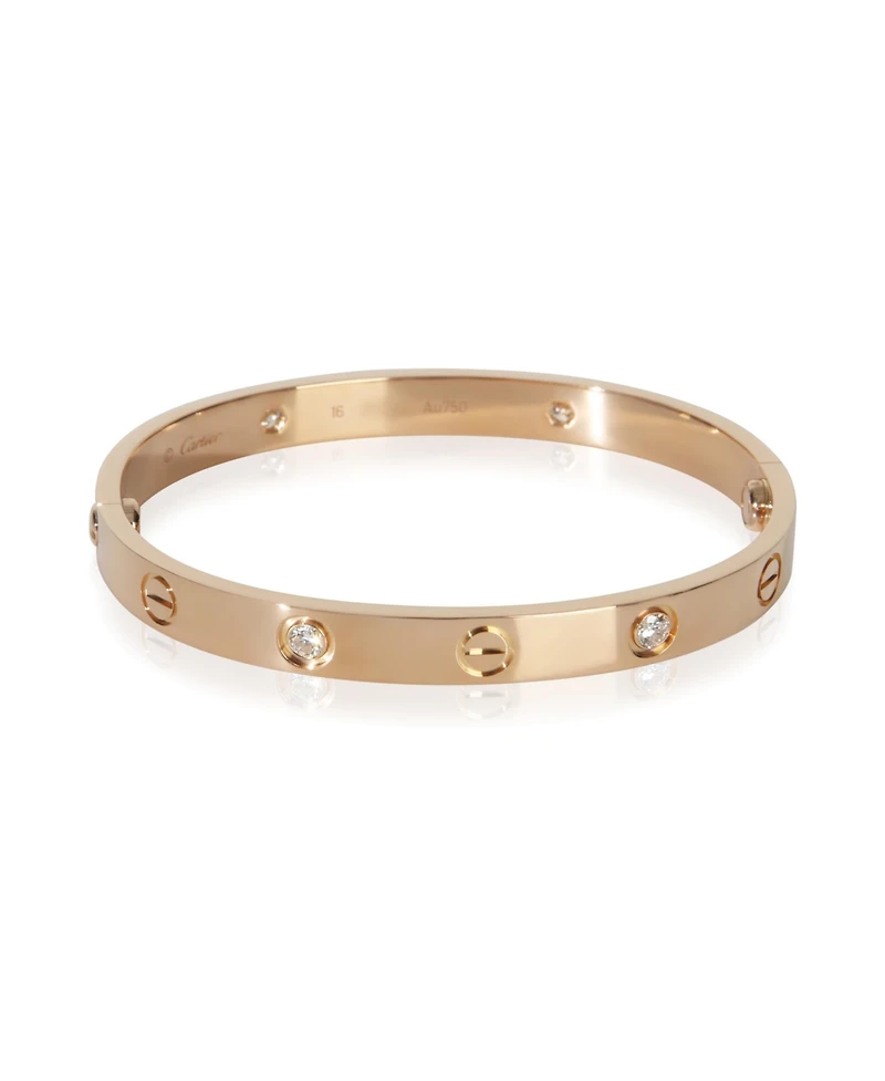 Pre-Owned Cartier Rose Gold Diamond Love Bracelet
