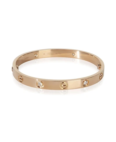 Pre-Owned Cartier Rose Gold Diamond Love Bracelet