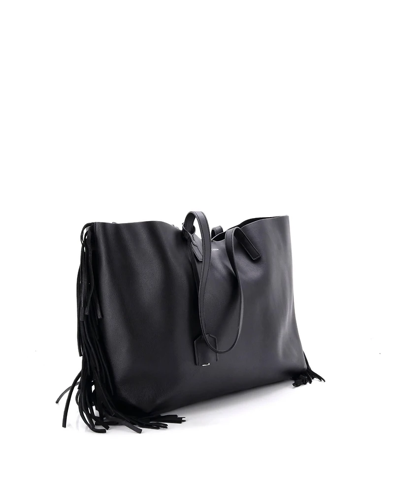 Pre-Owned Saint Laurent Large Fringe Shopper Tote Leather