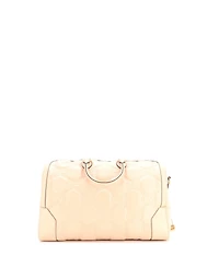 Pre-Owned Gucci Medium Convertible Boston Top Handle Bag Gg Matelasse Leather