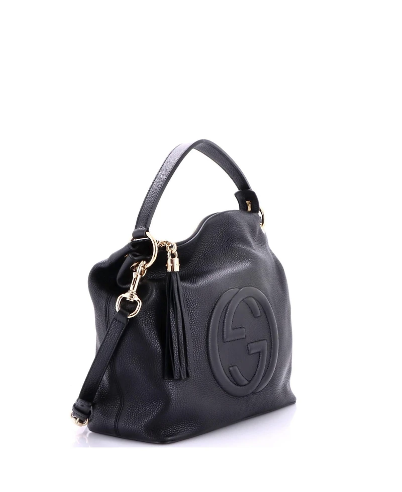 Pre-Owned Gucci Large Soho Convertible Hobo Leather