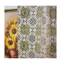 Fabdivine Chakravyu Handcarfted Block Print Boho Linen Curtain
