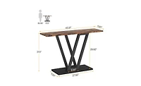Slickblue Industrial Console Table for Entryway or Hallway