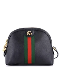 Pre-Owned Gucci Small Ophidia Dome Shoulder Bag Leather