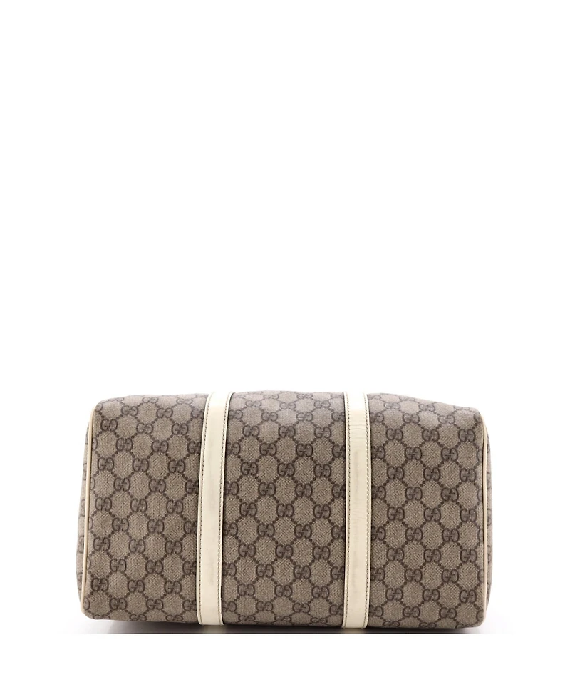 Pre-Owned Gucci Medium Joy Boston Bag Gg Coated Canvas
