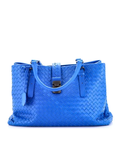 Pre-Owned Bottega Veneta Medium Roma Bag Intrecciato Nappa