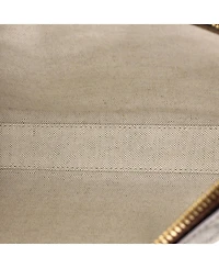 Pre-Owned Gucci Medium Interlocking G Patch Wristlet Messenger Bag Gg Coated Canvas