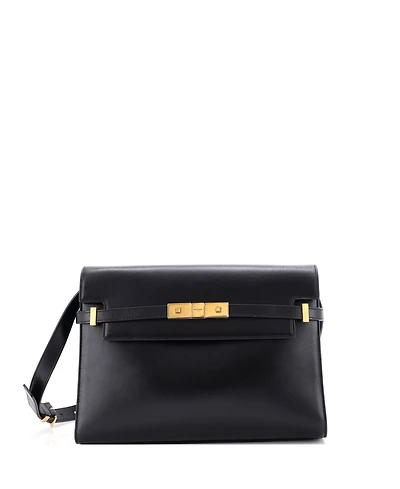 Pre-Owned Saint Laurent Medium Manhattan Shoulder Bag Leather