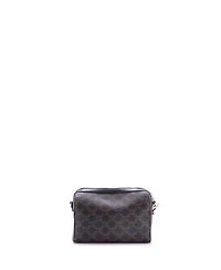 Pre-Owned Celine Mini Convertible Zip Boston Bag Triomphe Coated Canvas