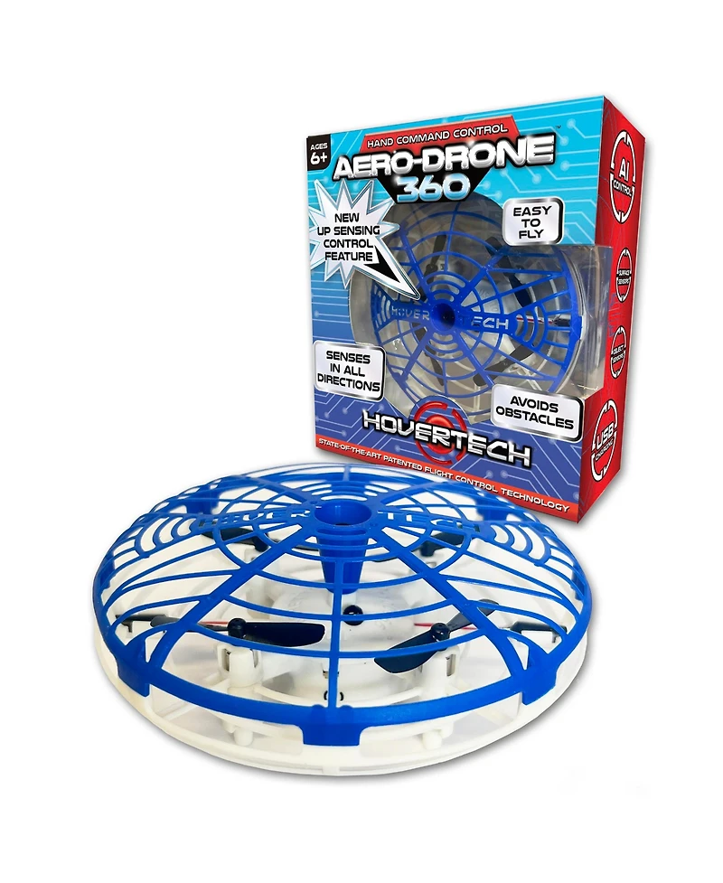 Top Secret Toys Hovertech Aero-Drone 360 Hand-Operated Drone