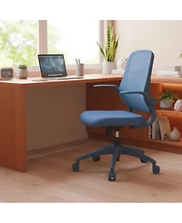 Boyel Living Mid-Back Ergonomic Mesh Office Chair with Flip-Up Armrests