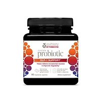 Youtheory 2X Action Probiotic Glp 1 Gut and Digestive Health Support Clinically Studied Gluten and Soy Free 60 Vegetarian Capsules