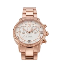 Invicta S.Coifman SC0333 Women's Heritage Chronograph Dial Stainless Steel Bracelet Watch