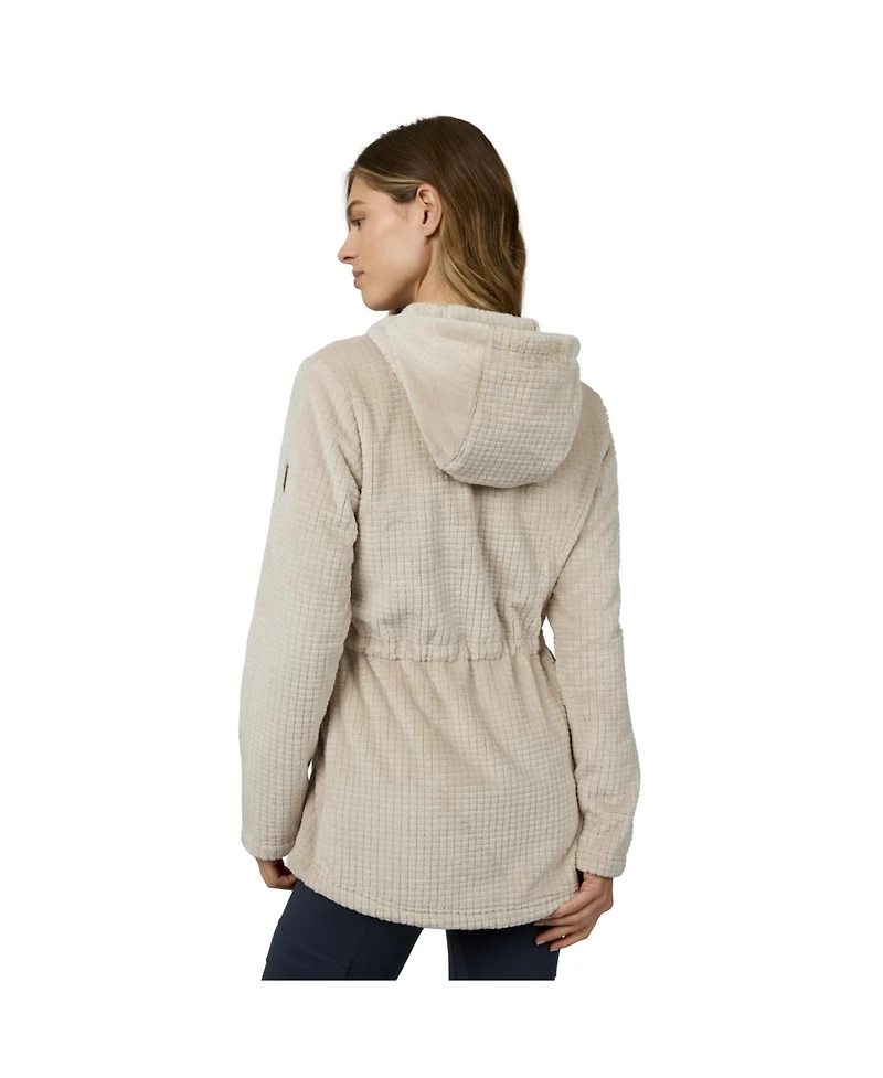 Free Country Women's Grid Butter Pile Anorak Jacket