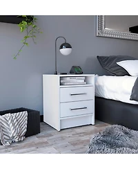 Flynama 2-Drawer Multi-purpose Nightstand