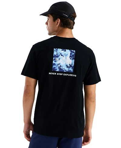 The North Face Men's Granitic Rock Box Never Stop Exploring Graphic T-Shirt