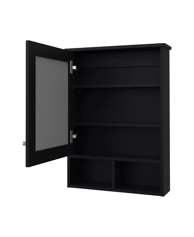 Fm Furniture Poston medicine cabinet with a door and mirror included