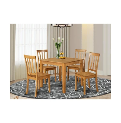 East West Furniture 5 Piece Kitchen Table