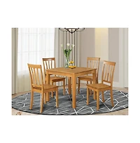 East West Furniture 5 Piece Kitchen Table