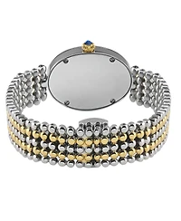 GV2 Women's Piazza Navona Swiss Quartz Two-Tone Ss/Ipyg Stainless Steel Bracelet Diamond Watch