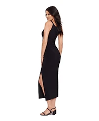 Body by Miraclesuit Women's V-Neck Ruched Shaping Maxi Dress
