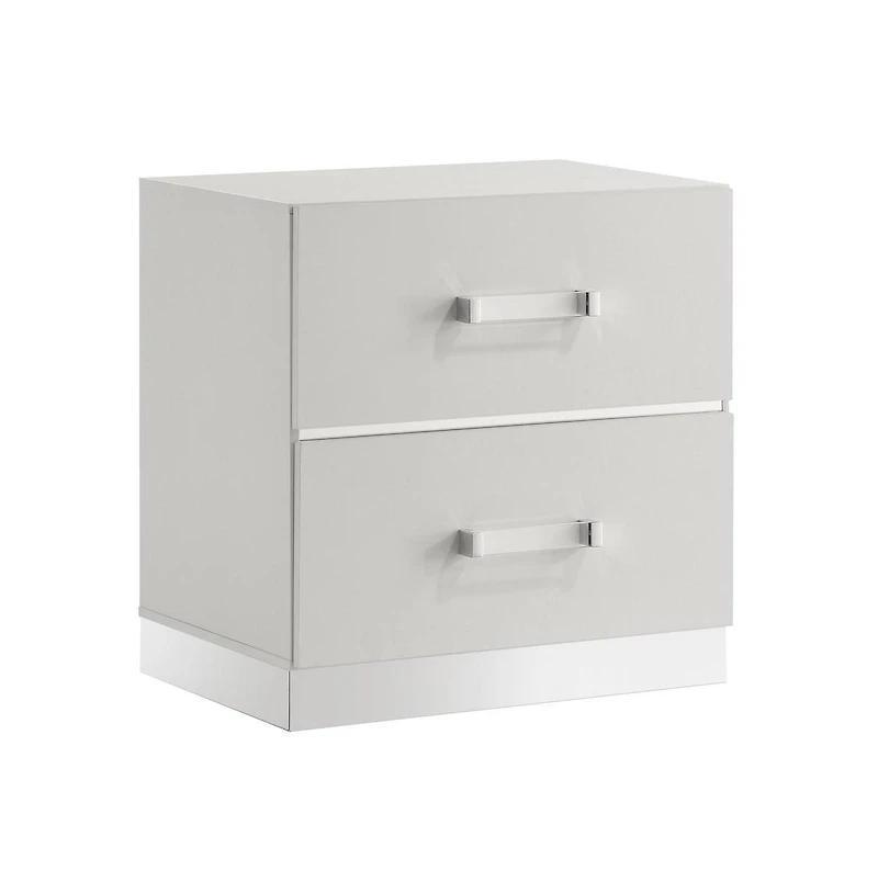 New Classic Furniture Europa Wood 2-Drawer Nightstand