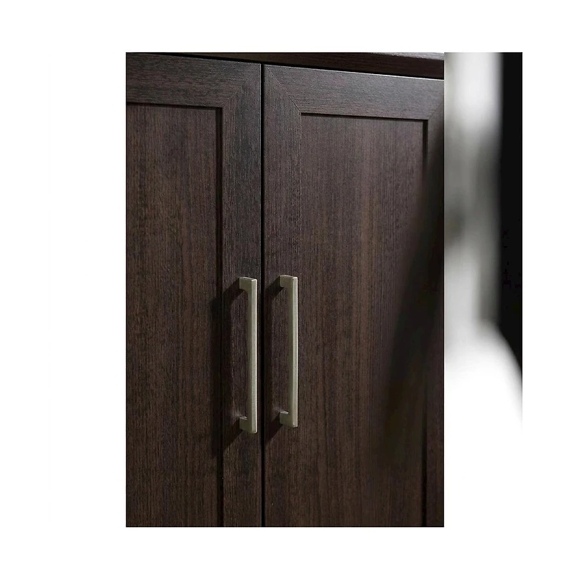 Bison Office Storage Cabinet in Dakota Oak Finish for versatile home organization