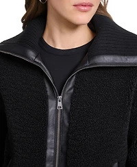 Levi's Women's Sherpa Bomber Quilted-Lined Jacket