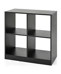 Gouun 29 Inch Freestanding Kids Storage Bookcase with 4 Open Cubes