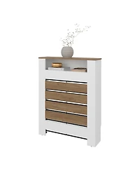 Fm Furniture Risk Radiator Cover with Storage, Space,Saving Design