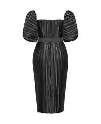 City Chic Plus Krista Pleat Dress