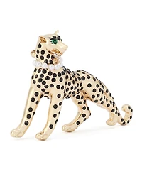 Betsey Johnson Faux-Stone Leopard Brooch