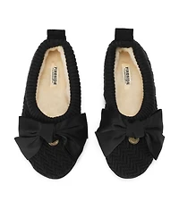 Dearfoams Women's Fireside by Bestie Ballet Slippers