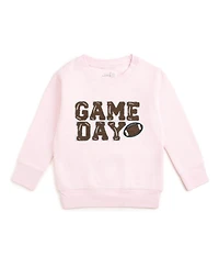 Sweet Wink Little Girls Game Day Patch Sweatshirt