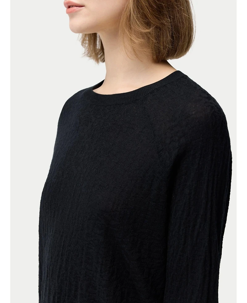 Gobi Cashmere Women's Silk Textured Sweater