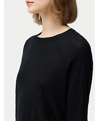 Gobi Cashmere Women's Silk Textured Sweater