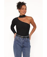 Petal and Pup Women's Carlie Mesh One Shoulder Top