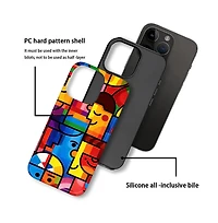Lisen Colorful Souls Dual-Layer Phone Case for Apple iPhone 16 Pro Max