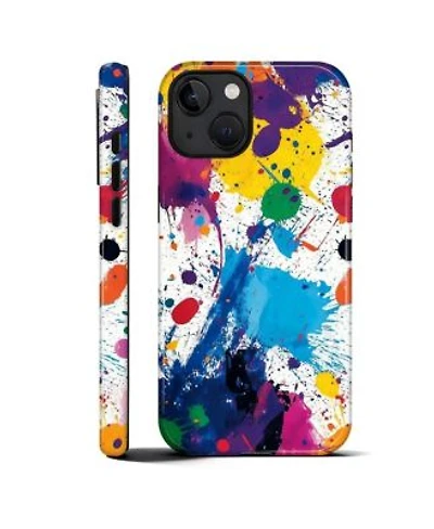 Lisen Phone Case Compatible With Apple Iphone 17 2 Layer Durable Color Splash