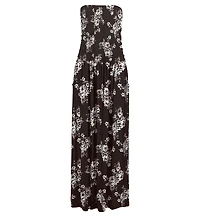 Lascana Women's Strapless Ruched Maxi Dress