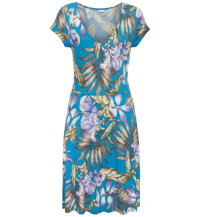 Lascana Women's Pattern V-Neck Dress
