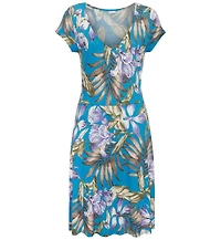 Lascana Women's Pattern V-Neck Dress