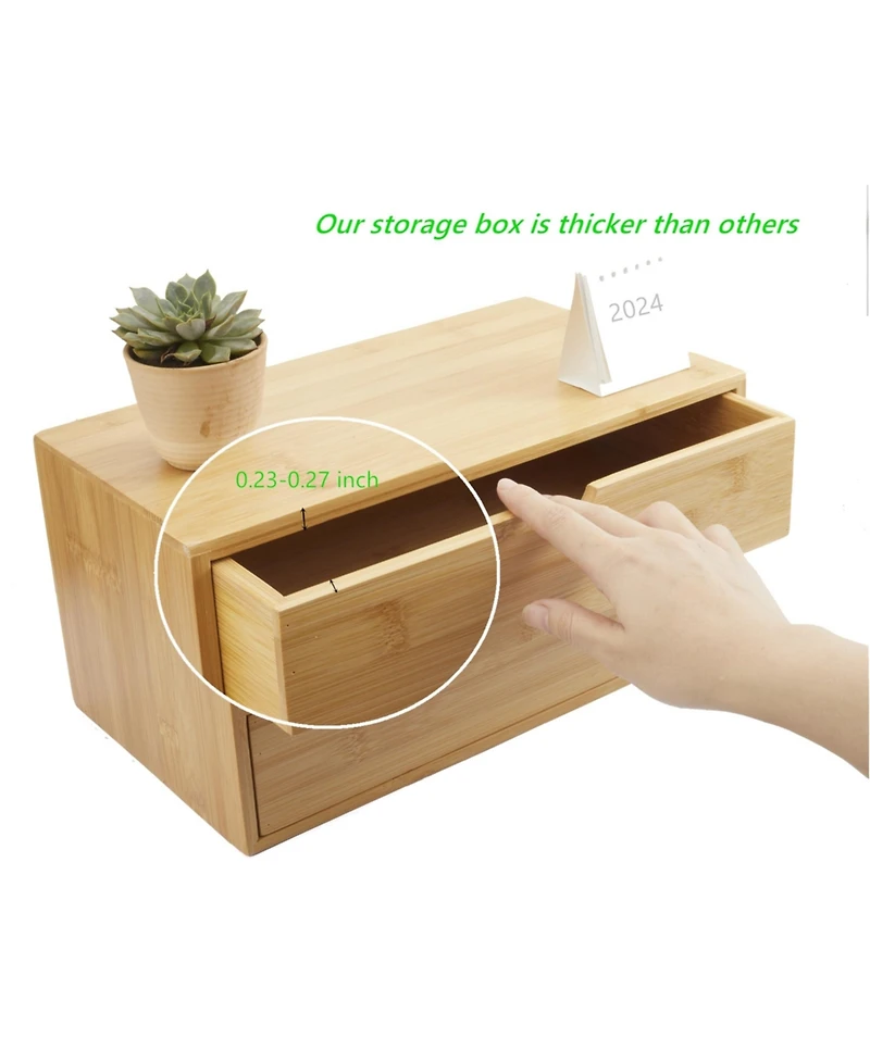 Danrong Drawer Countertop Storage Organizer Multipurpose Home Office Organization