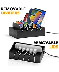 Danrong Multi Device Charging Station Docking Organizer For Laptops Tablets Phones