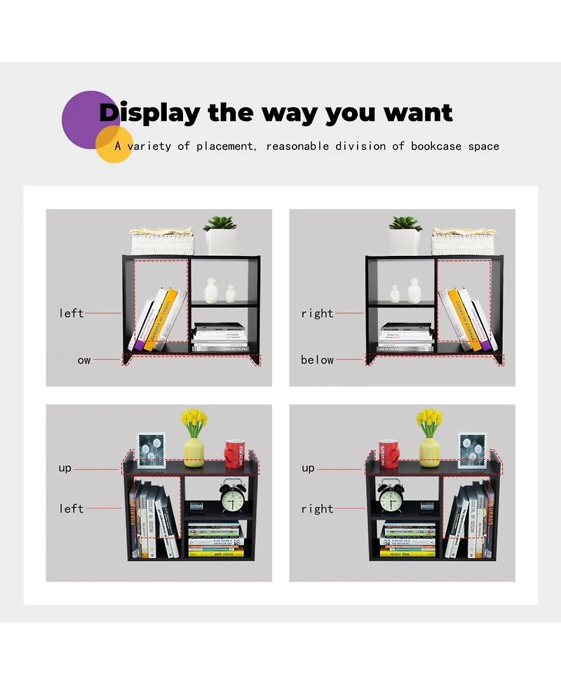 Danrong Adjustable Double H Desktop Organizer Multi Functional Storage Shelf For Desk