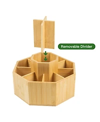 Danrong 360 Degree Rotating Desktop Organizer Pen Holder Storage