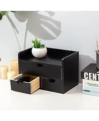 Danrong Desk Organizer 3 Drawers Tabletop Storage Cabinet Office Home Organization